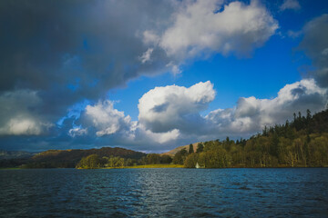 windermere lake and clouds