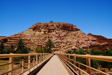 the bridge over the canyon