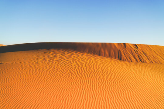 sand dunes in the desert