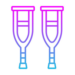 Crutches Icon