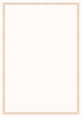 Vector gold rectangular frame