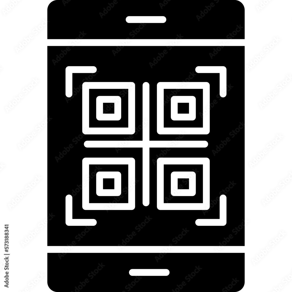 Poster qr code icon