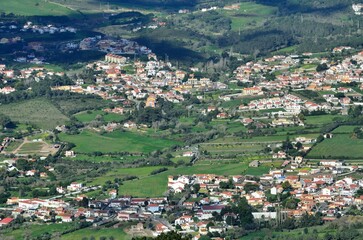 Fototapeta premium Vistas desde el Palacio da Pena, Sintra