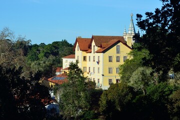 Fototapeta na wymiar Casco antiguo de Sintra, Portugal