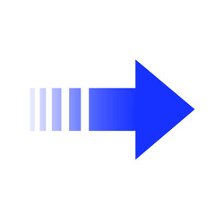 blue arrow icon