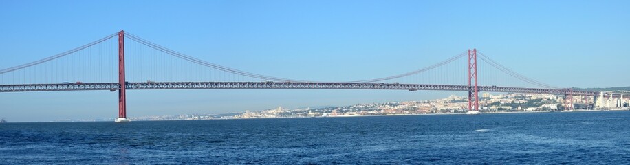Panorámica del Puente 25 de Abril, Lisboa