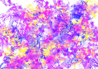 Fototapeta na wymiar abstract watercolor Abstract art, Colorful Art Background, watercolor splatter, splash, Colorful dus t, PNG, Transparent 
