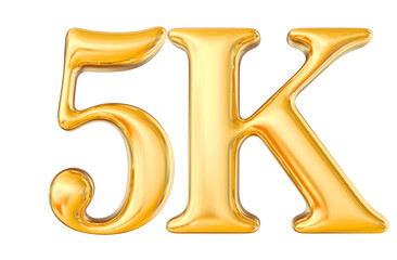 Thank You 5K Follower Golden