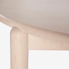 Wooden rounded stool, wood home furniture