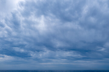 Fototapeta na wymiar Blue sky background with clouds, Natural sky background