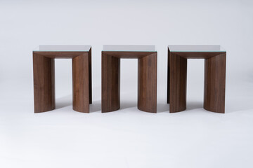 Wooden stool furniture, house wood furniture