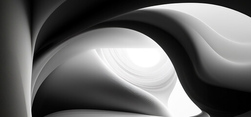 Obraz premium black and white abstract
