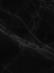 Black marble grunge pattern texture background with white shiny cracks veins, Marble of Thailand, Abstract natural marble black and white for design.	