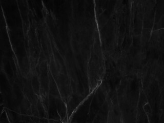 Obraz na płótnie Canvas Black marble grunge pattern texture background with white shiny cracks veins, Marble of Thailand, Abstract natural marble black and white for design.