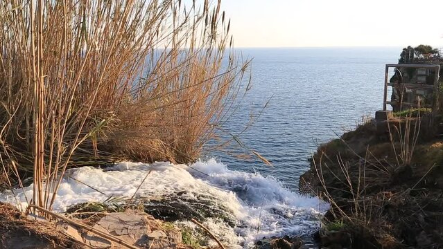 Waterfall landscape, Antalya Turkey