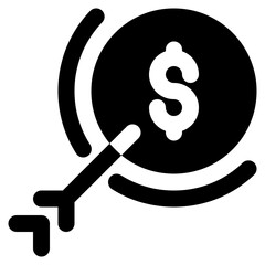 money target icon illustration