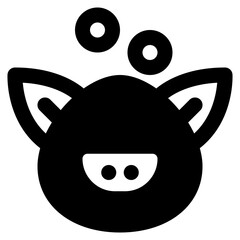 piggy bank icon illustration