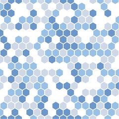 Seamless Hexagonal Honeycomb Design Wallpaper