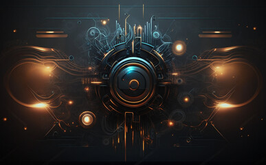 Abstract technology background