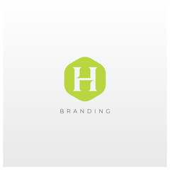 H Letter Logo Vector Trademark. Universal h Logotype Brand