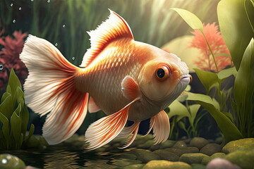 Goldfish,-AI Generative