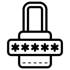 Obraz premium password icon