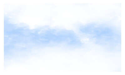 blue color brush smoke