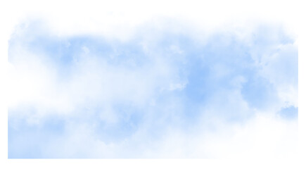 blue color brush smoke