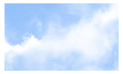 blue color brush smoke