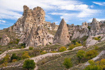 Fototapeta na wymiar beautiful mountain scenery of Cappadocia