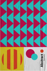 Poster Abstrack Geometri shape color