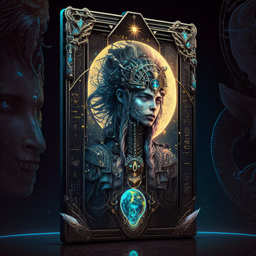 Shafiq ddfs a tarot card, generative AI