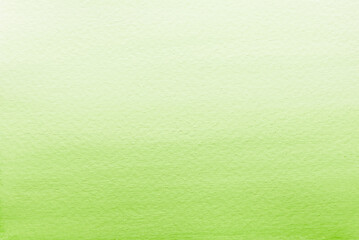 Green watercolor gradient on paper background.