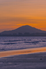 Fototapeta premium sunset at the beach