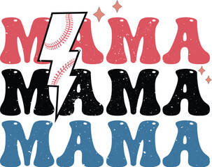 Retro Baseball Design