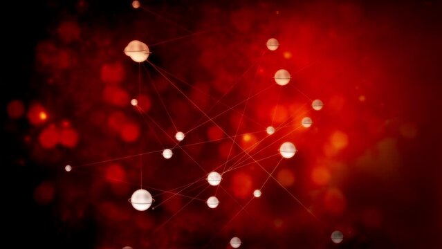 Balls and Lines 3D Video Animation