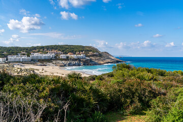 Fototapeta na wymiar Cala Mesquida ist eine Bucht der spanischen Baleareninsel Mallorca | Spanien | Espana
