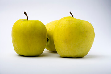 Juicy apples. Ripe apples isolated on white background
