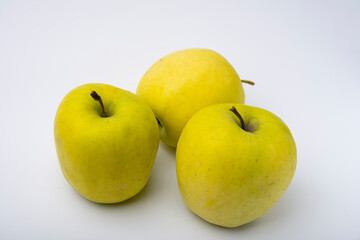 Juicy apples. Ripe apples isolated on white background