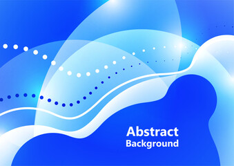 Abstract colorful background with vibes and circles. Composition of dynamic figures. Round shapes and circular design for wallpapers, banners, backgrounds or landing. Vector