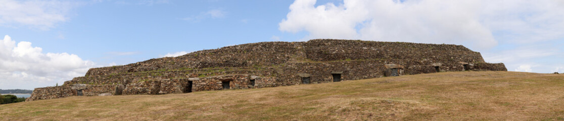 Cairn of Barnenez - megalithic monument, Plouezoc´h, France