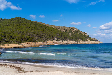 Fototapeta na wymiar Cala Molto ist eine Bucht der spanischen Baleareninsel Mallorca | Spanien | Espana