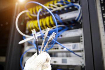 Hand choose lots of RJ45 UTP Cat6 LAN internet network cable fiber optic and Lots of Ethernet...
