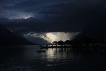 Thunderstorm over Interlaken.
