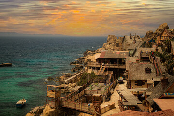 panorama of the town