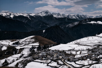 view of meri snow mountain