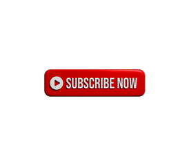 subscribe 3d icon red color