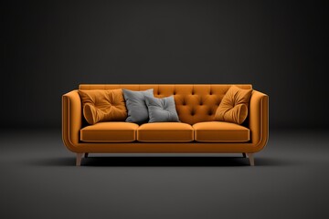 modern sofa isolated