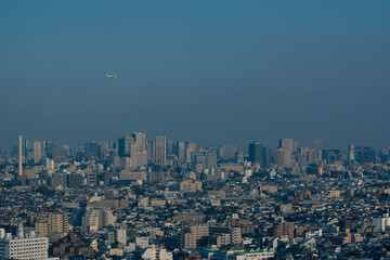 新宿・都庁の景色 (コピースペースあり)