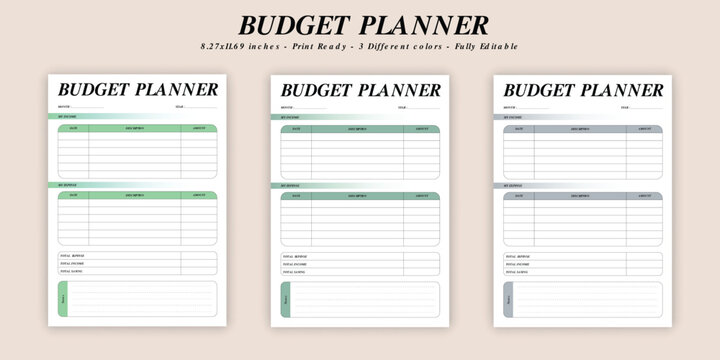 Modern planner template set. Set of planner and to do list. Monthly, weekly, daily planner template. Vector illustration.